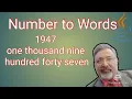 Number to words array of String isc Practical java class 11 class 12