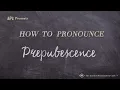 How to Pronounce Prepubescence Real Life Examples