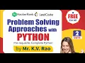 Problem Solving Approaches With Python Mr K V Rao