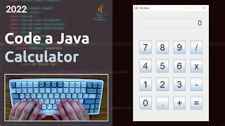ASMR Programming Typing No Talking Calculator App Java Swing GUI Speed Coding