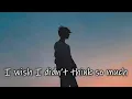 Download Lagu I Wish I Didn’t Think So Much (Lyrics)