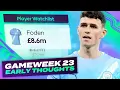 Lagu SELL FODEN 🤔  FPL EARLY THOUGHTS | GAMEWEEK 23 | Fantasy Premier League Tips 2025/26