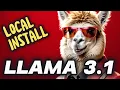 Install Run Llama 3 1 in 2 min on Windows Locally