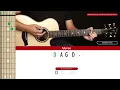 Bad Moon Rising Guitar Cover Creedence Clearwater Revival 🎸|Tabs + Chords|