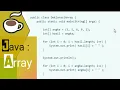 Pemrograman Dasar Java Materi Array