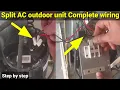 Download Lagu split AC outdoor unit wiring|ac complete wiring|how to ac wiring