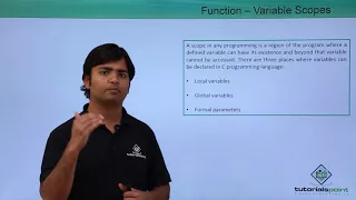 C - Function Variable Scopes