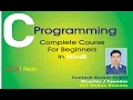 Programming in C Part 24 Pointer Online Lecture In Hindi