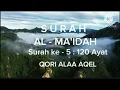 Lagu SURAH AL MAIDAH MERDU II QORI ALAA AQEL