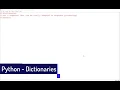 Programming Essentials in Python Module 4 Dictionaries
