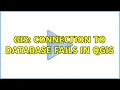 GIS Connection to database fails in qgis