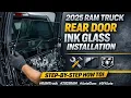 2025 RAM rear door glass installation - quick how-to