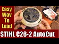 Easy Trick to Load STIHL AutoCut C26-2 String Trimmer Head for Gas or Battery Weedeaters