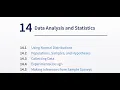 Module 14 Data Analysis and Statistics