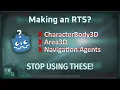 RTS Without Physics Collisions or Navigation Agents - How to do it in Godot 4 Stop using them