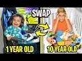Download Lagu 10 year old SWAPS Bedrooms with 1 year old Baby!! (Hilarious) 😂 | The Royalty Family