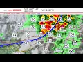 LIVE Strong to severe storms expected today with possible large hail and damaging winds
