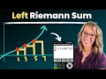 Riemann Sum - Left Endpoints Set Up TI84 Tip