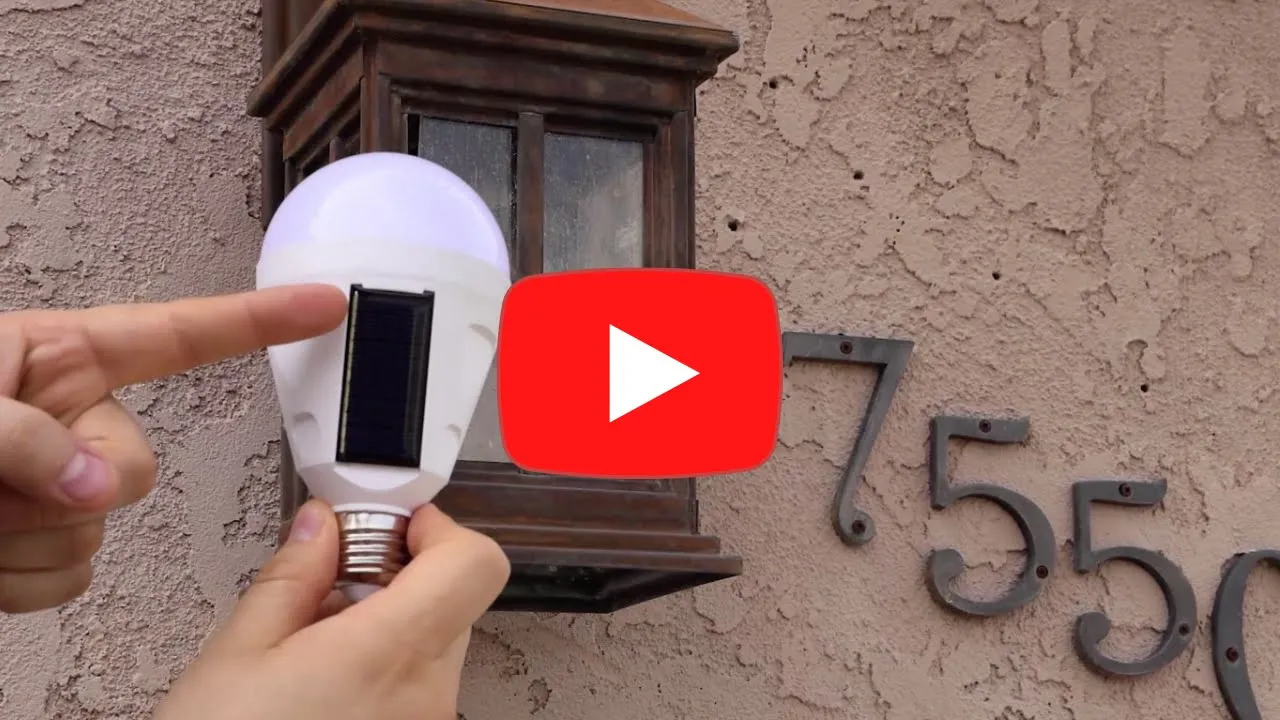 EternaLight - Solar LED Light Bulb - by Original Defense