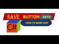 How to make a save button and clear button using C SQL