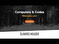 Create Slanted or Skewed Header HTML CSS Computer Conversation