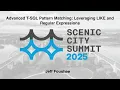 Advanced T SQL Pattern Matching Leveraging LIKE and Regular Expressions