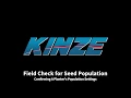 How to Field Check for Seed Population