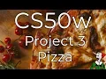 CS50w Project 3 - Pizza