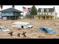 Boerne Texas Underwater Massive Flash Floods Sweep Away Animals Vehicles as Cibolo Creek Overflows