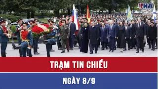 Trạm tin số chiều 8/9: Tổng Bí thư, Chủ tịch nước Tô Lâm dâng hoa tại Tượng đài Bác Hồ ở Moskva