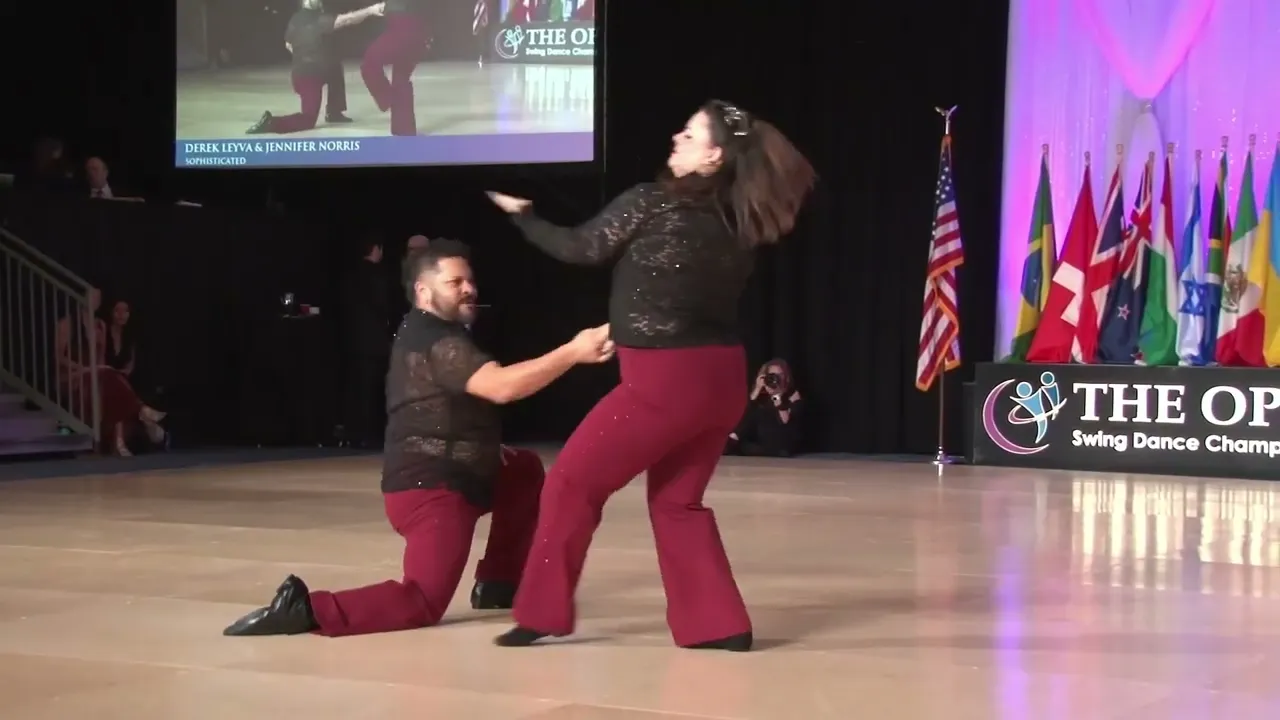 Derek Leyva and Jennifer Norris - 2nd Place Sophisticated - The Open 2024