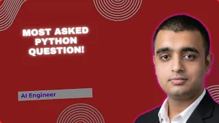 Python Interview Question - Remove Duplicates from List