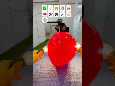 Asmr Big Balloons Catch Challenge Fantastic Item:This Balloon Not Burst?!! #shorts #asmr #balloon