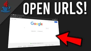 Open a URL in Java Simple Easy