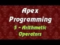Apex Programming Tutorial - 5