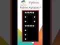 Python Alphabet P