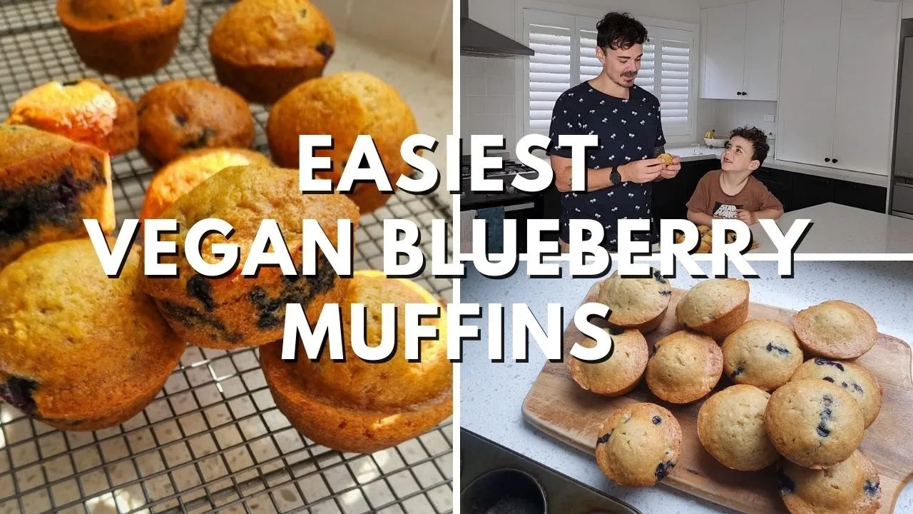 Cook with Kids   Vegan Blueberry Muffins Recipe Episode 6