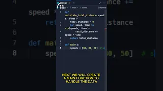 How To CALCULATE TOTAL DISTANCE Traveled Given SPEED and TIME in PYTHON