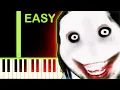 Download Lagu JEFF THE KILLER THEME - EASY Piano Tutorial