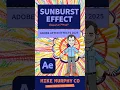 Sunburst Animation Preset in After Effects