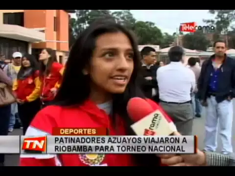 Patinadores azuayos viajaron a Riobamba para torneo nacional