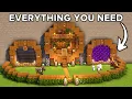 Minecraft How to Build a Mountain House Tutorial