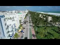 Ocean Drive Miami Beach Drone Flyover
