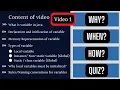 Java variable in hindi variable in java program types of variables in java