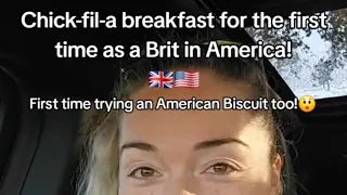 Brits Try Chick-fil-A Breakfast for the First Time Ever