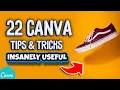 22 INSANELY USEFUL Canva Tips and Tricks Canva Tutorial For Beginners