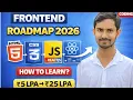 How to Study Frontend Development in 2026 HTML CSS JS React Roadmap