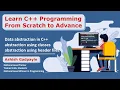 Data abstraction in C abstraction using classes abstraction using header files By Ashish