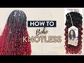 The BEST Boho Knotless Braids Tutorial Best Parting Method 2025