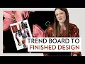 How to transform a trend board into a professional design
